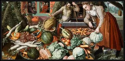 Картина Рыночная сцена