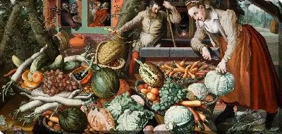 Картина Рыночная сцена