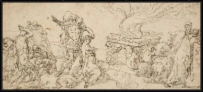 Картина Жертвоприношение Ифигении