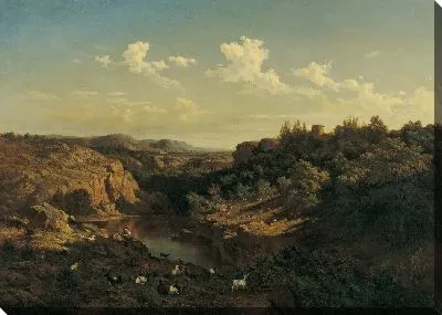 Картина Вид возле Монастерио де Пьедра, Арагон