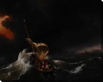 Христос во время шторма на Галилейском море