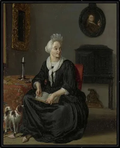 Картина Анна де Хуге (1645-1717). Четвертая жена художника