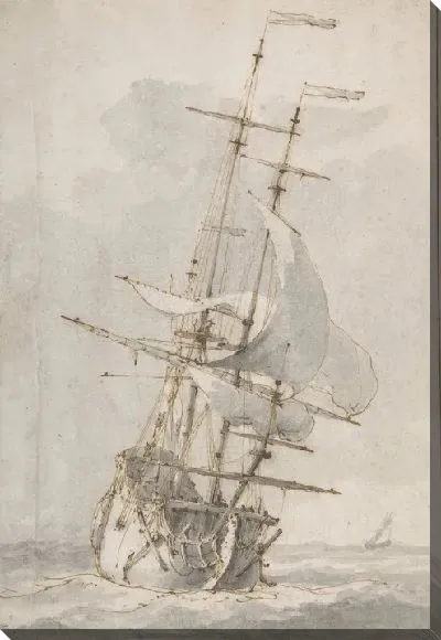 Картина Корабль в море №9