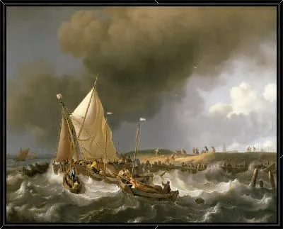 Лодки в шторм