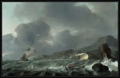 Корабли в бурю