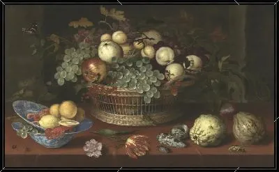 Натюрморт с корзиной фруктов