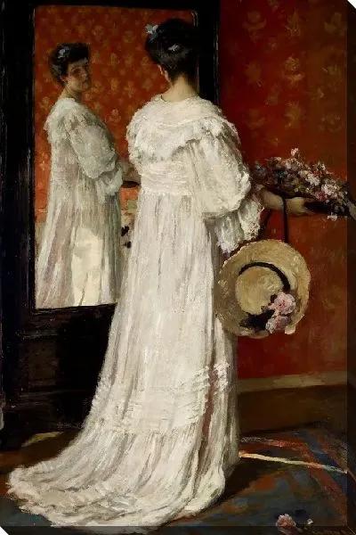 Картина Возвращаясь из сада