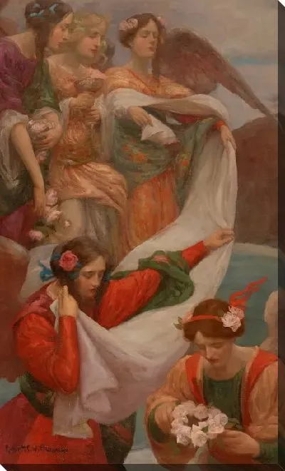 Картина Ангелы по убыванию