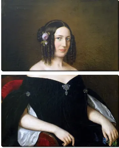 Картина Портрет молодой вдовы Портрет молодой вдовы