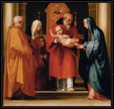 Сцена Христа в храме