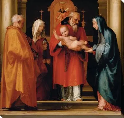 Сцена Христа в храме