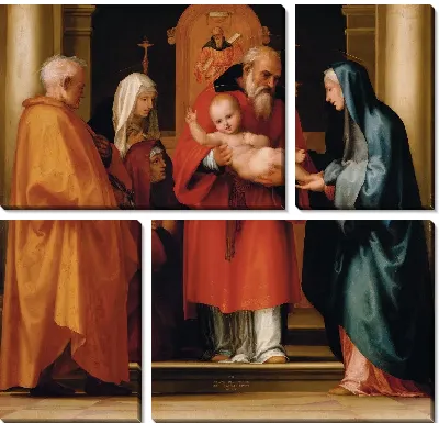 Сцена Христа в храме