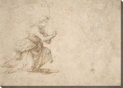 Картина Благовещение (ректо);