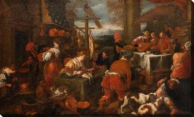 Богатый обжор и бедный Лазарь