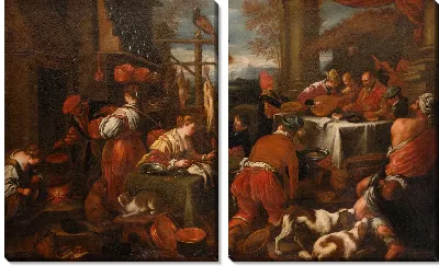 Богатый обжор и бедный Лазарь