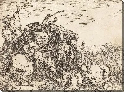 Картина Прихоти разных сражений №11