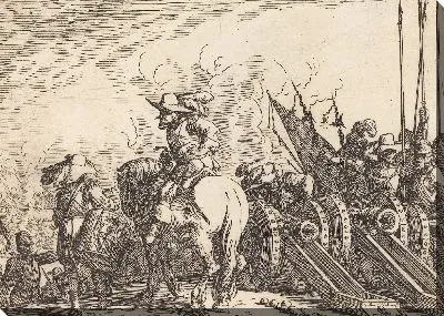 Картина Прихоти разных сражений №10