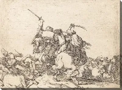 Картина Прихоти разных сражений №5