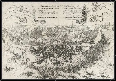 Картина Битва при Остервиле, 1567
