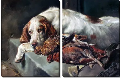 Собака после охоты (The dog after hunting)