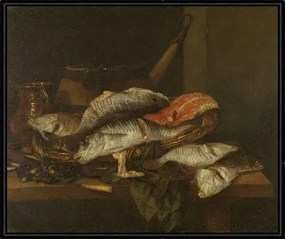 Натюрморт с рыбой
