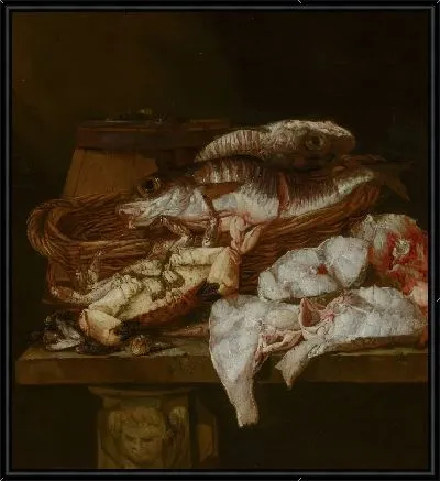 Натюрморт с морепродуктами