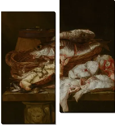 Натюрморт с морепродуктами