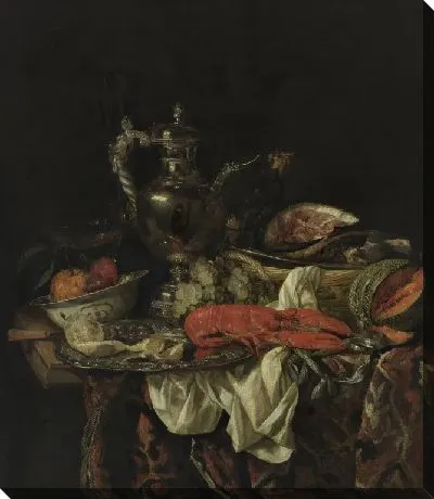 Натюрморт с серебряным кувшином