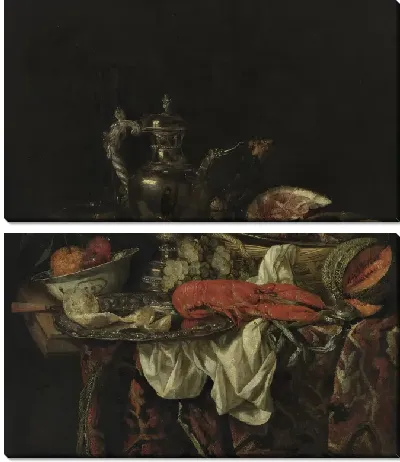 Натюрморт с серебряным кувшином