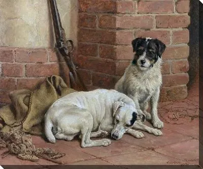 Картина Спутники егеря ( The gamekeeper's companions )