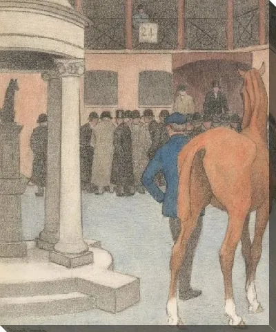 Картина Лошадь залива, Tattersalls