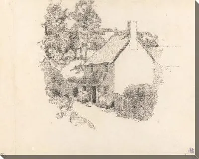 Картина Коттедж