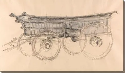 Картина Суссекс Фарм Вагон