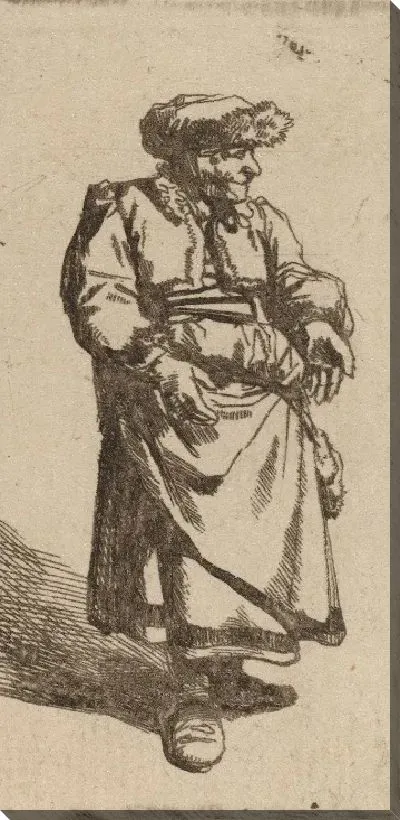 Картина Стоящая старуха