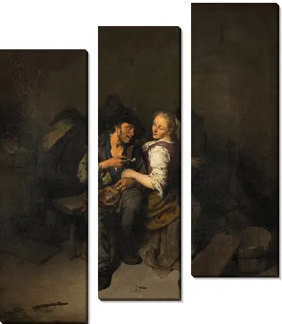 Молодая пара в таверне