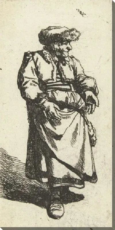 Картина Стоящая старуха