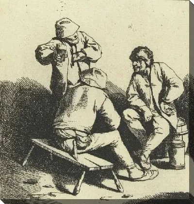 Трое пьющих мужчин