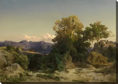 Картина Пейзаж в Албанских холмах