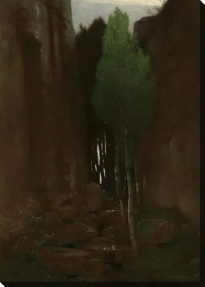 Картина Весна в каньоне (Весна в узком ущелье)