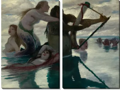 Картина В море