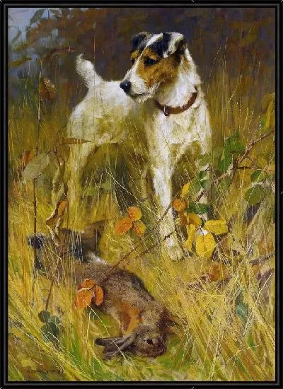 Картина Собака и заяц (Dog and the Hare)