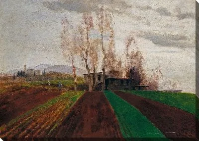 Картина Коридоры Аккера ранней весной (незаконченные)