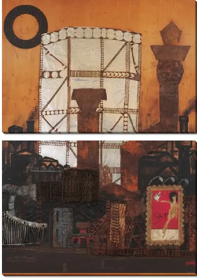 Картина Хуанито Лагуна приносит еду своему отцу, металлисту