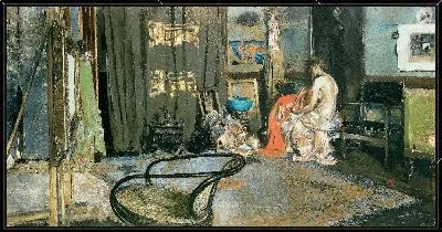 Картина Студия Роберта Ф. Блюма