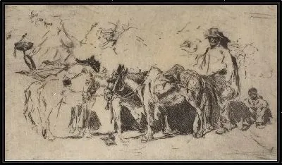 Мужчины и ослы, Рим