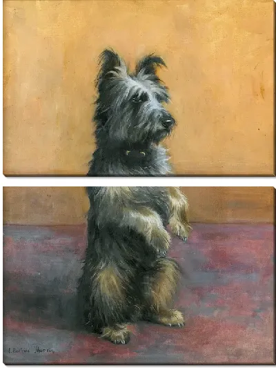Модульная картина На задних лапах (On hind legs)