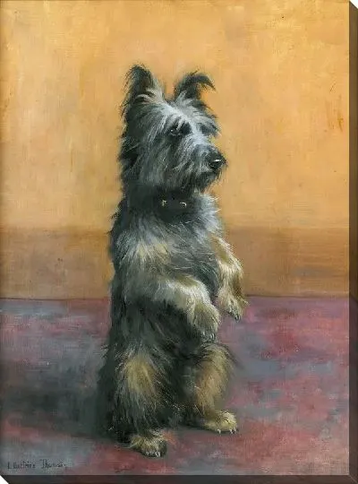 Картина маслом На задних лапах (On hind legs)