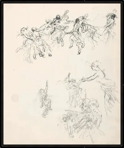 Картина Этюд для танцующей женщины, «Moods to Music», Mendelssohn Glee Club, Нью-Йорк, Нью-Йорк