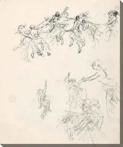 Картина Этюд для танцующей женщины, «Moods to Music», Mendelssohn Glee Club, Нью-Йорк, Нью-Йорк