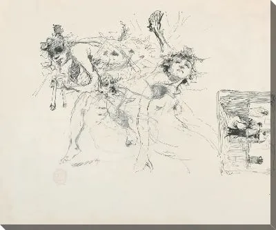 Картина Этюд для танцующей женщины, «Moods to Music», Mendelssohn Glee Club, Нью-Йорк, Нью-Йорк